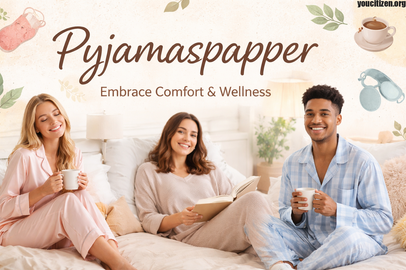 Person wearing soft Pyjamaspapper sleepwear relaxing in a cosy bedroom environment